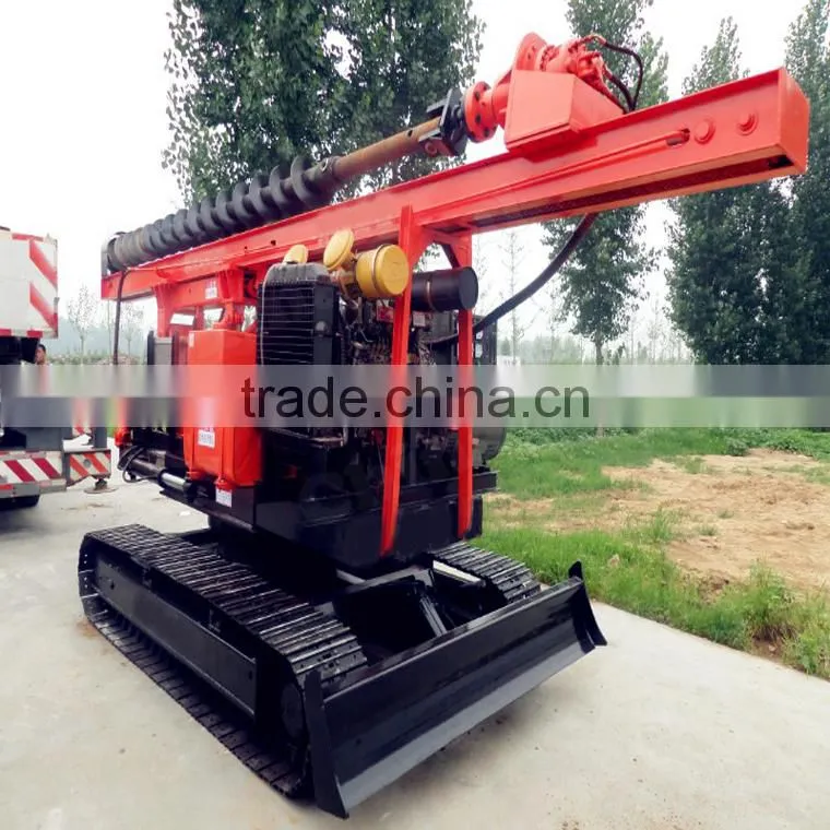 Hydraulic hammer pile driver for construction