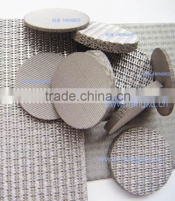 sintered stainless steel filter nets wire discs