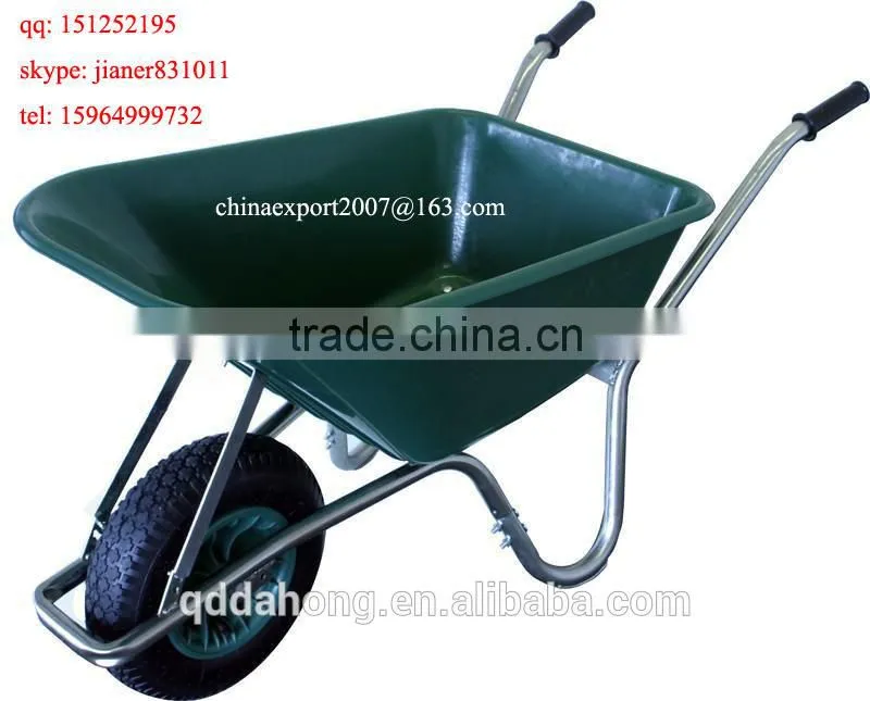 Durable Poly Garden Wheelbarrow for UK Market WB6414