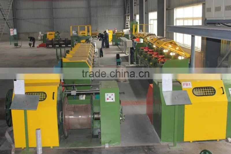 Flux-cored wire drawing machine