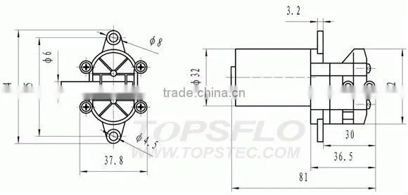High Pressure Water pump,DC Gear Pump,fruit juice machine pump