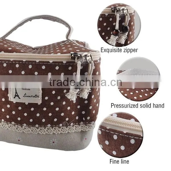 Greenwell 2 Waterproof Lunch Bag Tote Insulated Cooler Carry Bag for Travel and Picnic, Colorful Flower