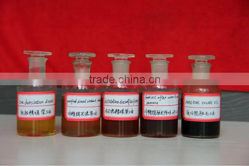 Hot sell in Romania! waste tires to oil machine