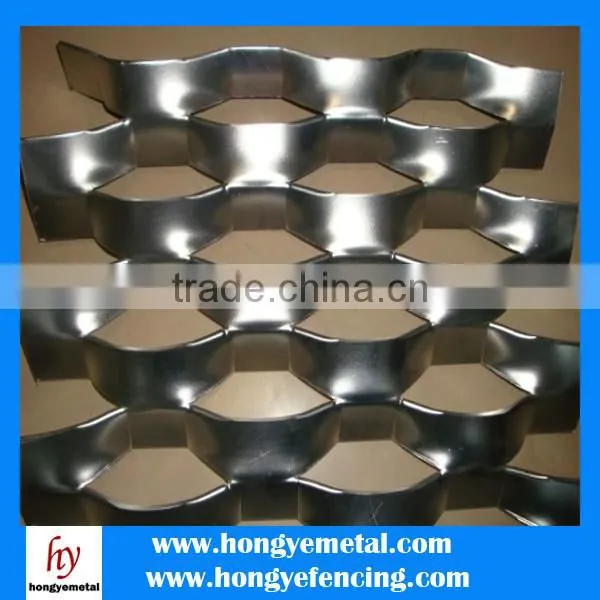 Heavy Duty Vinyl Coated Stainless Steel Expanded Metal Mesh Panel For Trailer