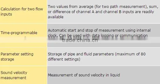 US300PM Portable Ultrasonic Flowmeter