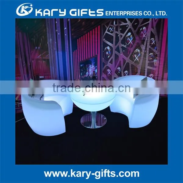 led light up balcony table chairs led patio furniture