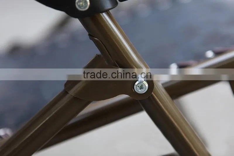 High back modern adjustable rattan chair for outdoor