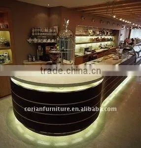 New design food kiosk/cafe kiosk counter for malls