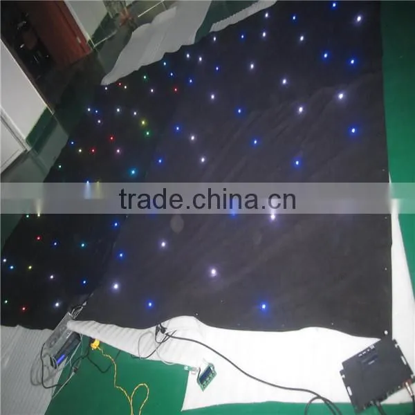 2016 led star hot backdrop wedding/photo studio backgrounds