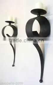 star design golden unique wall hanging tealight holder