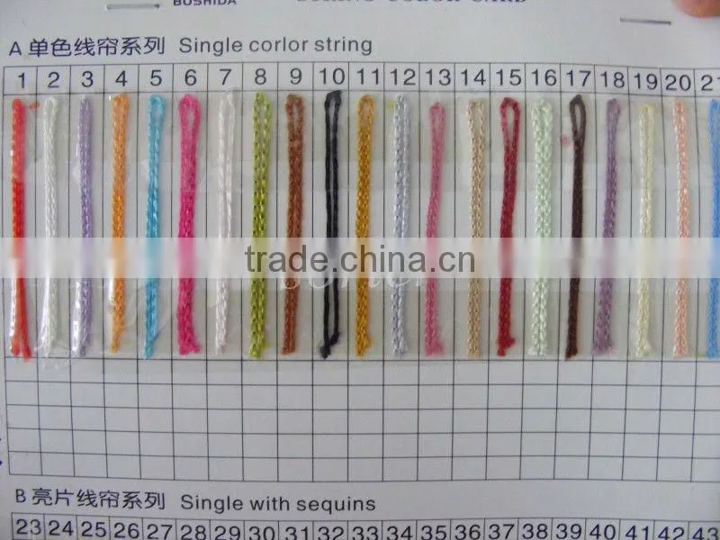 decorative string curtain with beads for room divider