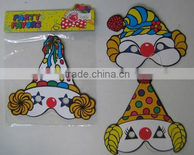 fashion party cardboard face mask