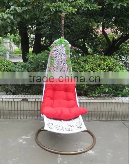Hot Sale Indoor Outdoor Rattan hanging garden swing chair