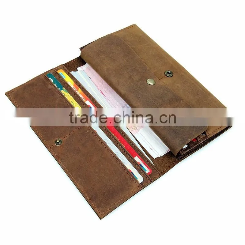 2017 branded personalized leather passport holder minimal passport organizer travel wallet crazy horse leather passport case