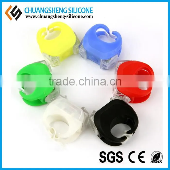 Custom logo cycling wheel Shenzhen factory bike light with colorful light