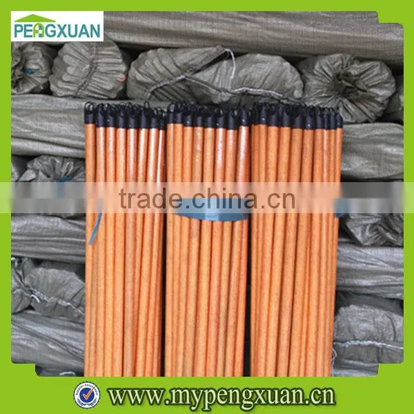 colorful pvc coated wooden broom sticks for cleaning tools