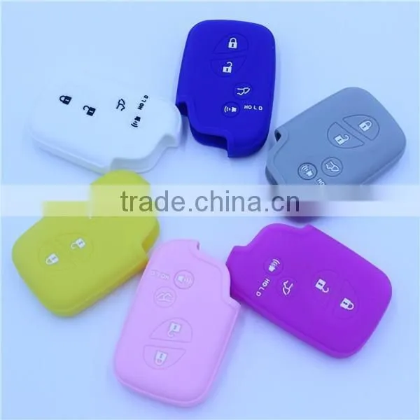 for LEXUS CT GX IS LX RX GS HS LS ES Silicone Smart Key Cover, KEY BAGS