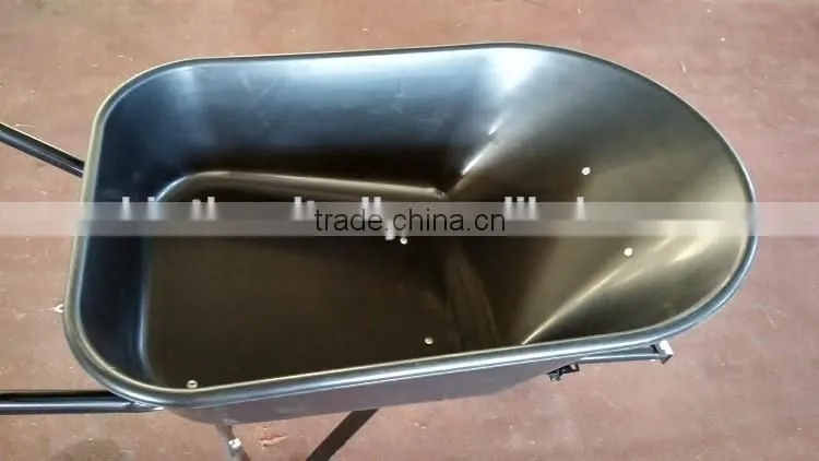 2016 hot selling plastic wheel barrow used in building and farming