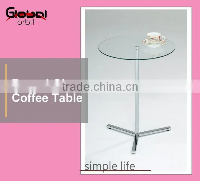 Modern Nesting Table Living Room Square Tea Table Tempered Glass Table