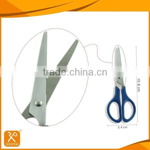5" FDA stainless steel material stationery office scissors