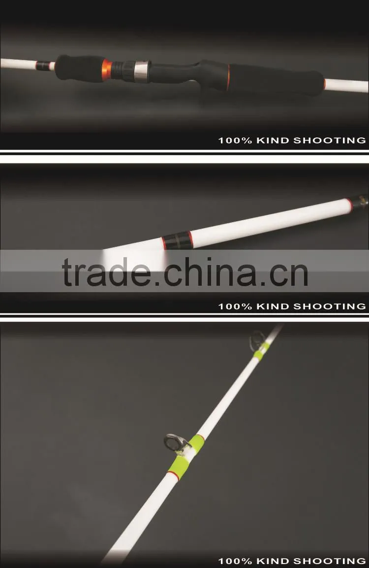 2 Tips Changable Fiberglass Casting Fishing Rod