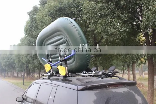 Car aluminum kayak roof rack,foldable kayak roof rack with tie-down straps