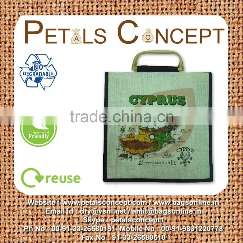 Friendly promotional jute bag
