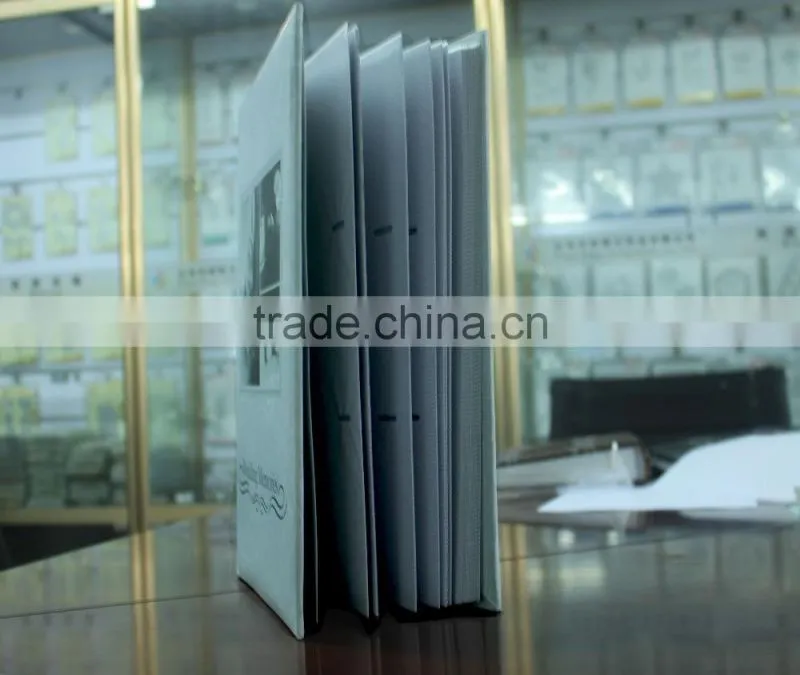 Handmade 8x10 photo album ring binder made in China