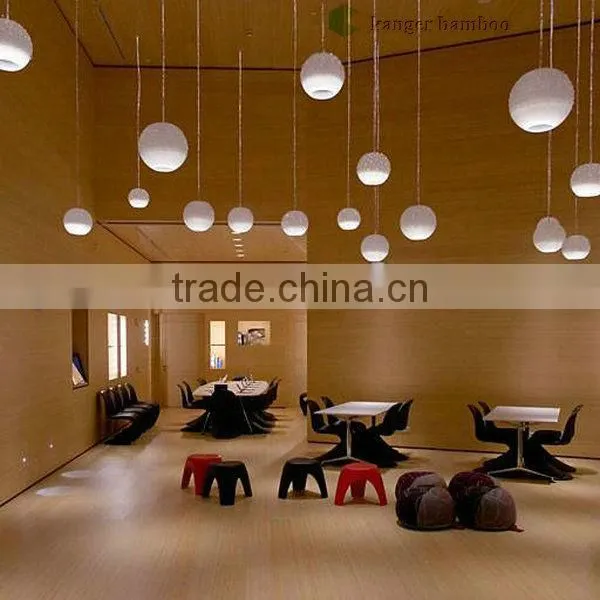 Green Environmental New Decoration Material Natural and Horizontal Bamboo Veneer