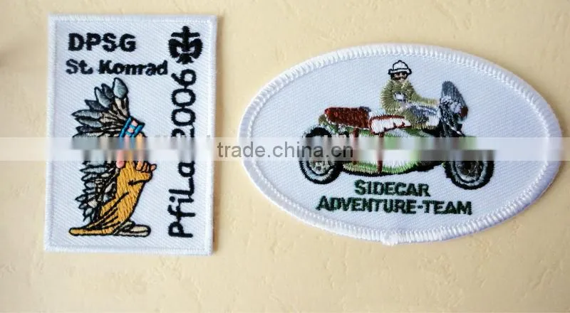 direct factory custom clothing woven badge and patch, clothing tags
