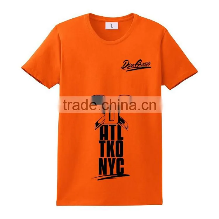 2016 Promotional Wholesale Cheap Man Latest Design Custom T-shirt Printing