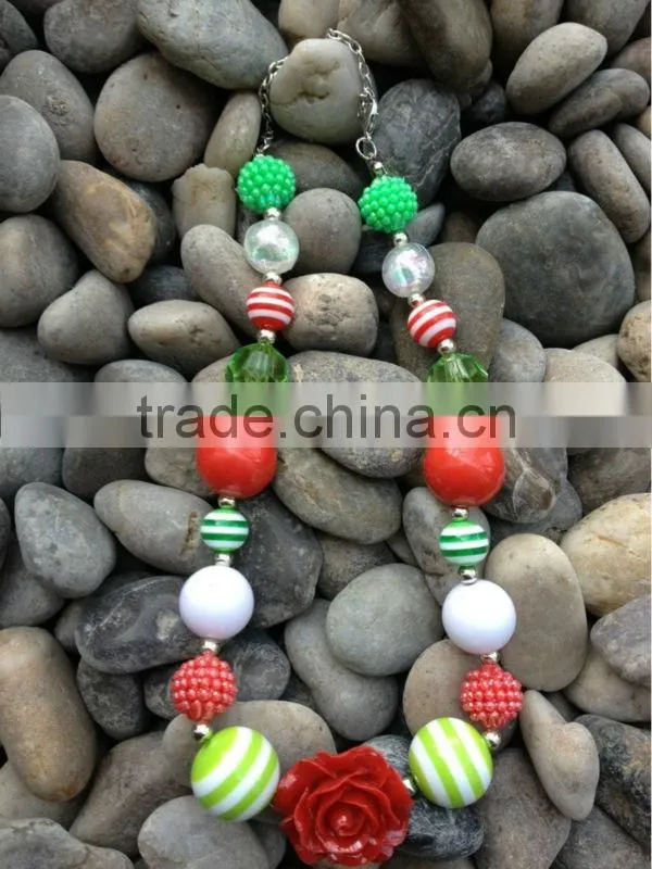 hot pink lime Girls Chunky Necklace, Girls Bubblegum Chunky Necklace, Girls Chunky Bubble Gum Bead Necklace,Chunky Bead Necklace