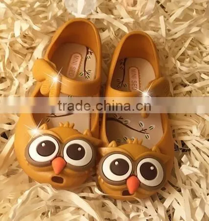 cute owl design, mini melissa shoes, mini melissa owl shoes