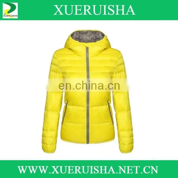 2016 warm color down jacket for girls to keep warm