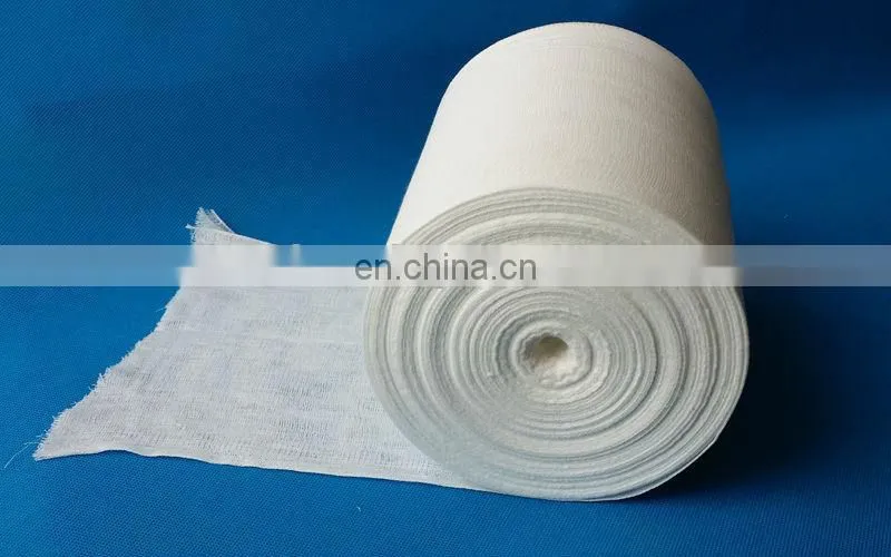 Medical absorbent gauze roll 100% cotton