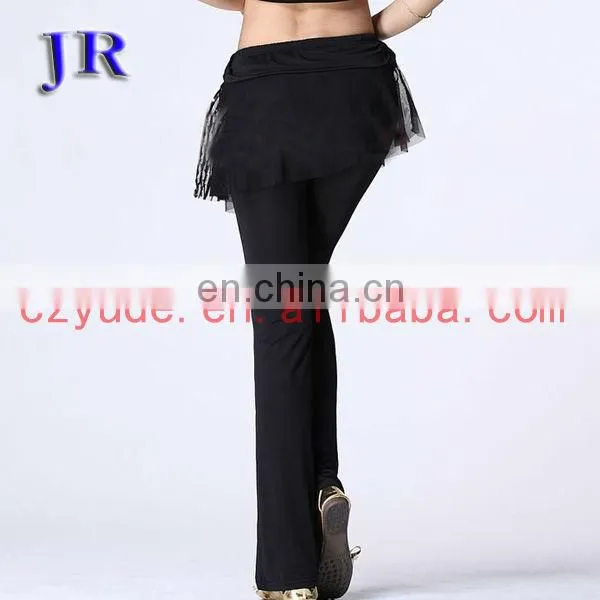 Indian performance belly dance long pant for women K-4021#
