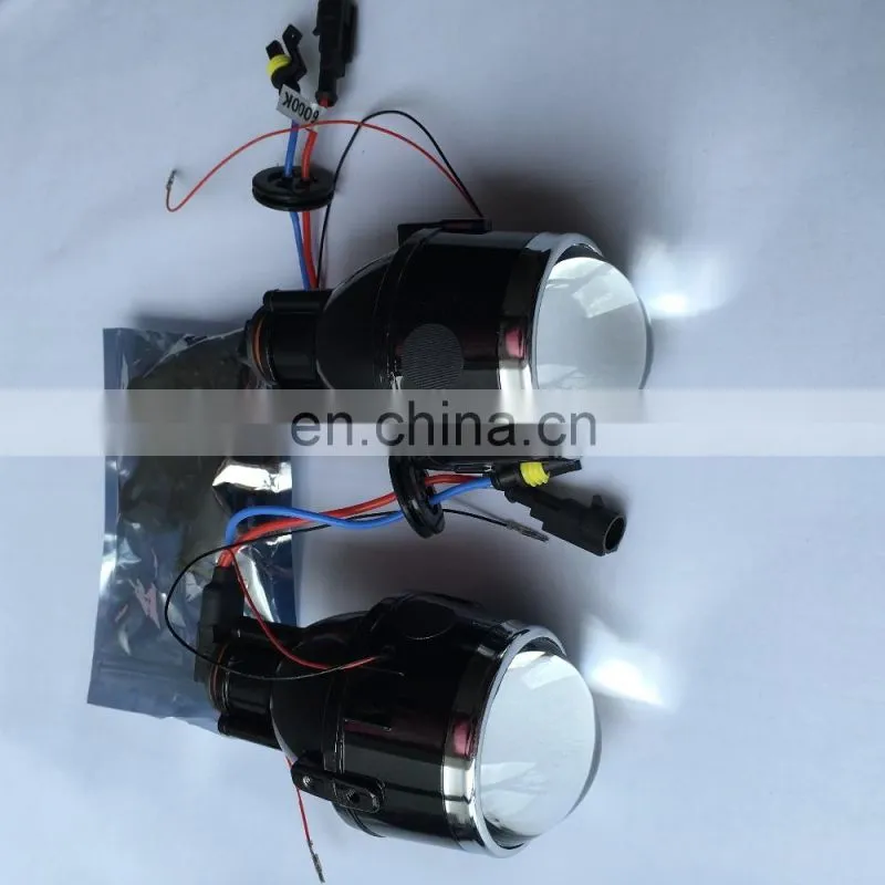 12V 35W 3 inch bi xenon fog lamp projector lens high low bean fog light lens