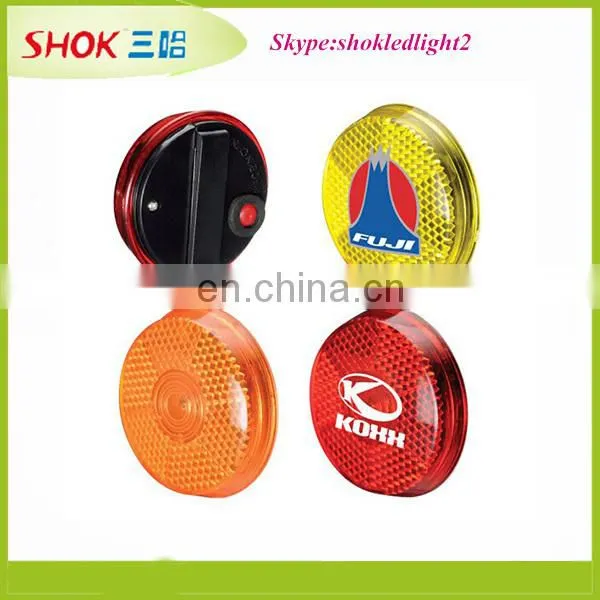 Newest hot selling promotion plastic fish shaped led flashing safety light