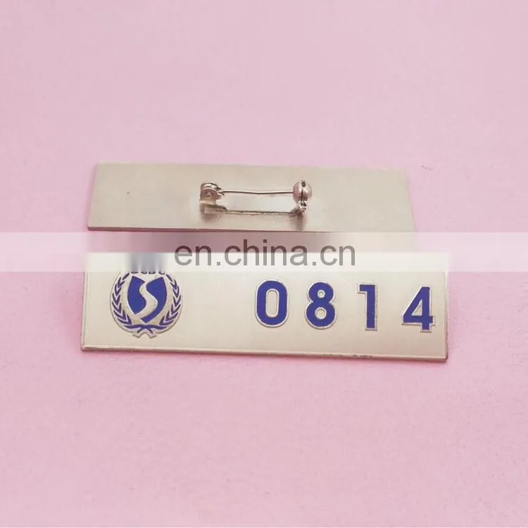 custom metal name badges, amuminum badges, name plate
