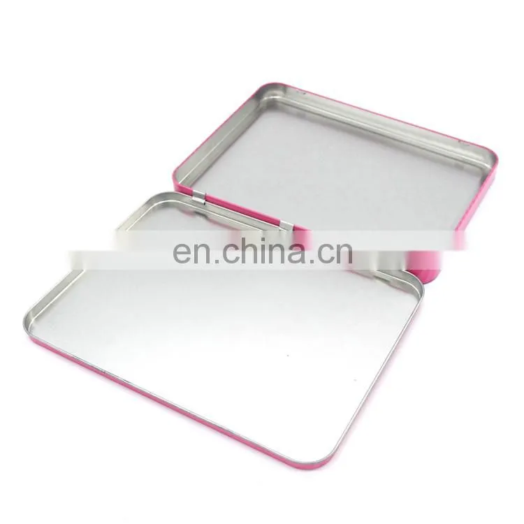 flat tin pencil case for penoils for Children with daisy girls