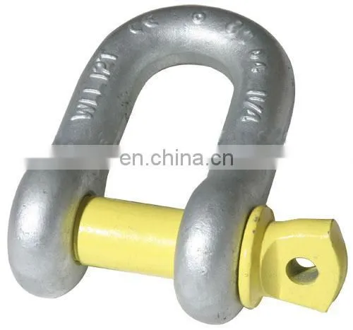 Rigging hardware bolt type chain shackle