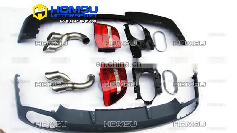 auto spare pack aero kit car accessories for 955 change to turbo type body kit with fornt bumper rear bumper 2004 2005 2006