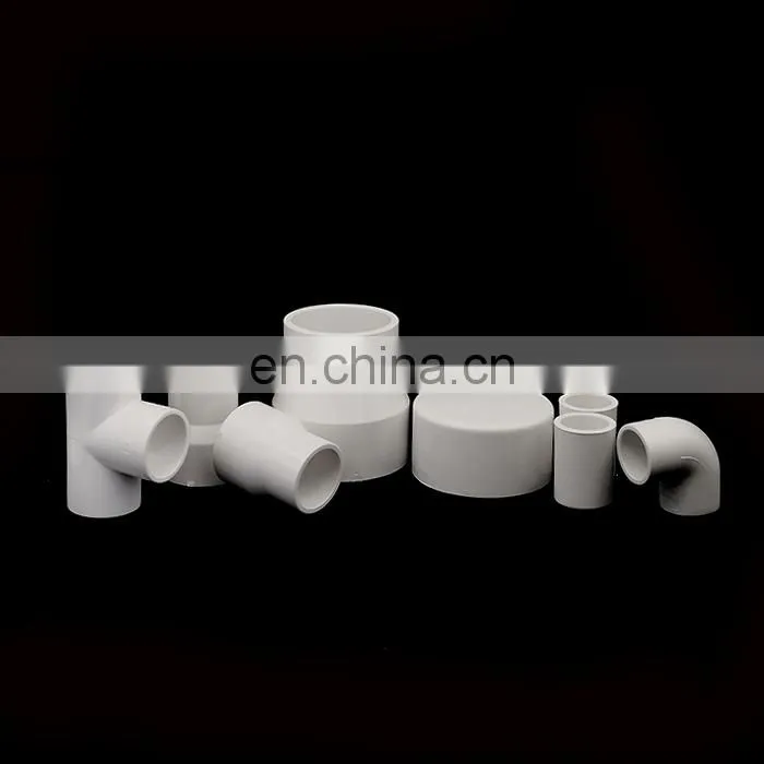 ASTM SCH80 UPVC 90 degree elbow white color, 1/2" UPVC pipe fitting elbow for water supply