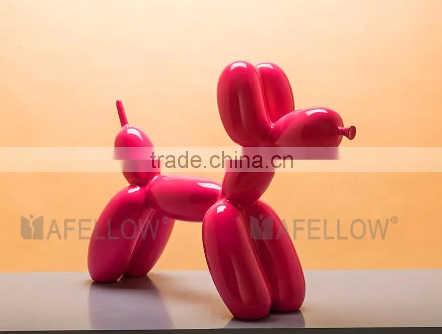 Fiberglass dog mannequin,animal pink mannequin Balloon Dog manikin dog KEVIN2-PK