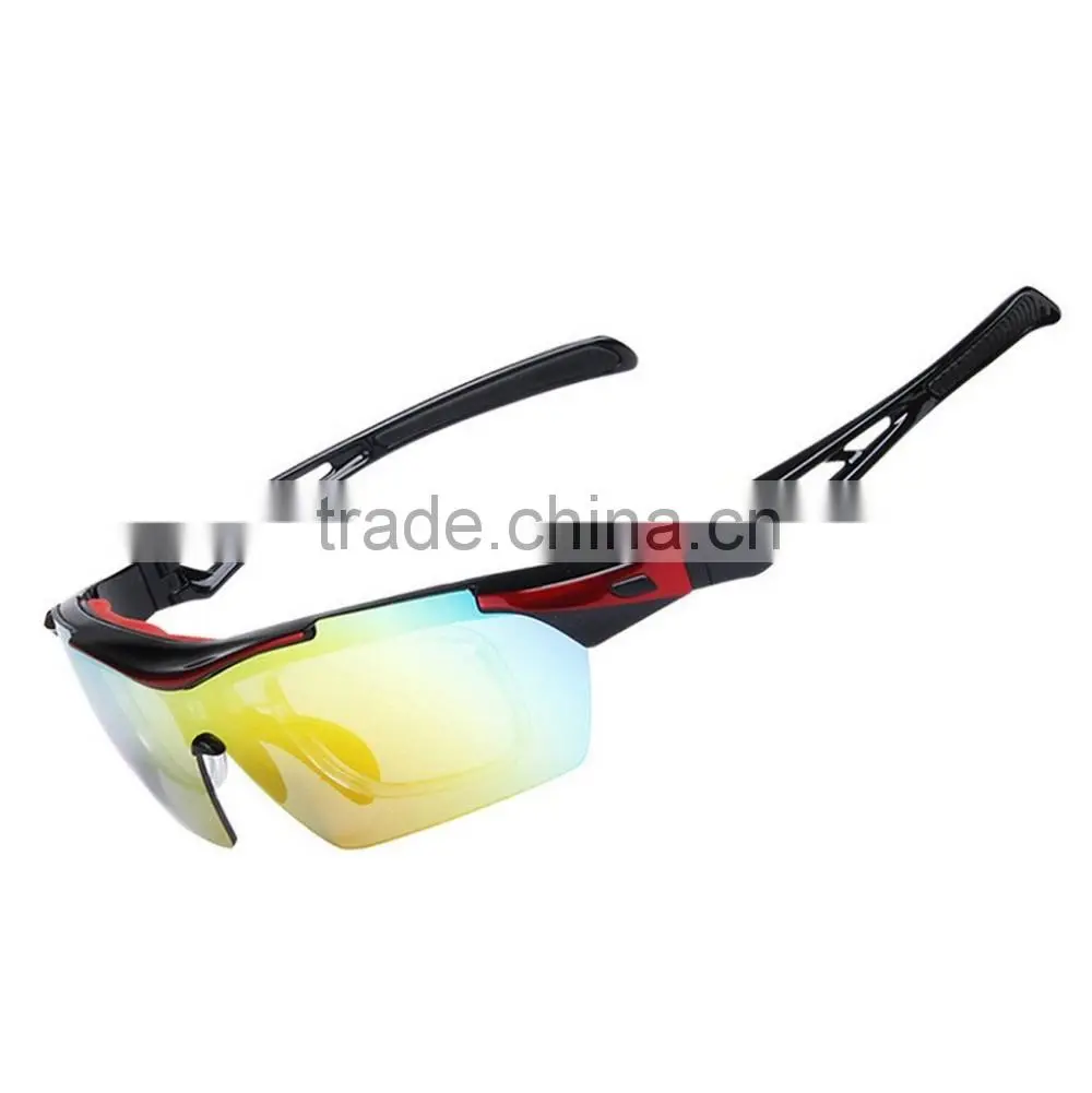 Sports Sunglasses Polarized Anti-UV Cycling Glasses With 5 Interchangeable Lenses