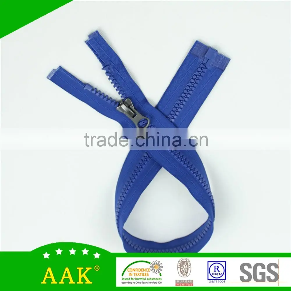 5#Delrin open end multi-color zipper