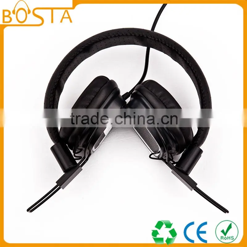 Stereo best stylish fashion design factory direct sales whole black square earcap headphones