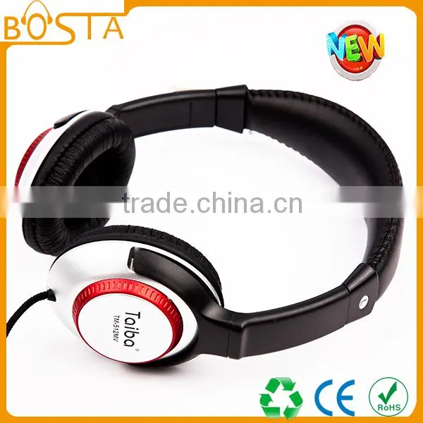 Popular fancy coolest design school girls private mould silver headphone for music