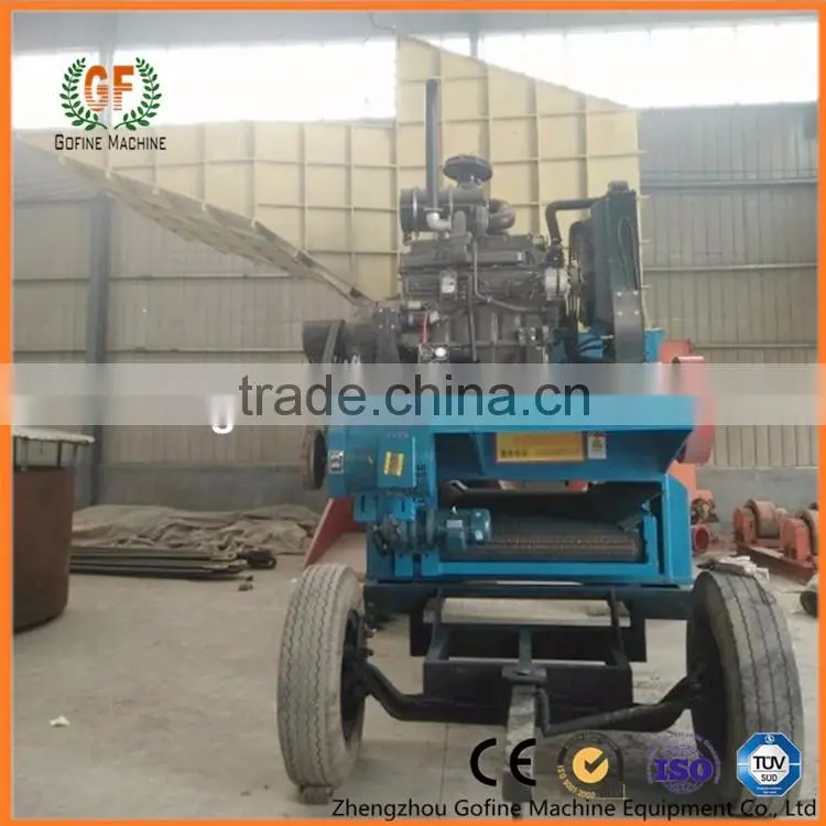 mobile and high efficient wood roots grinder
