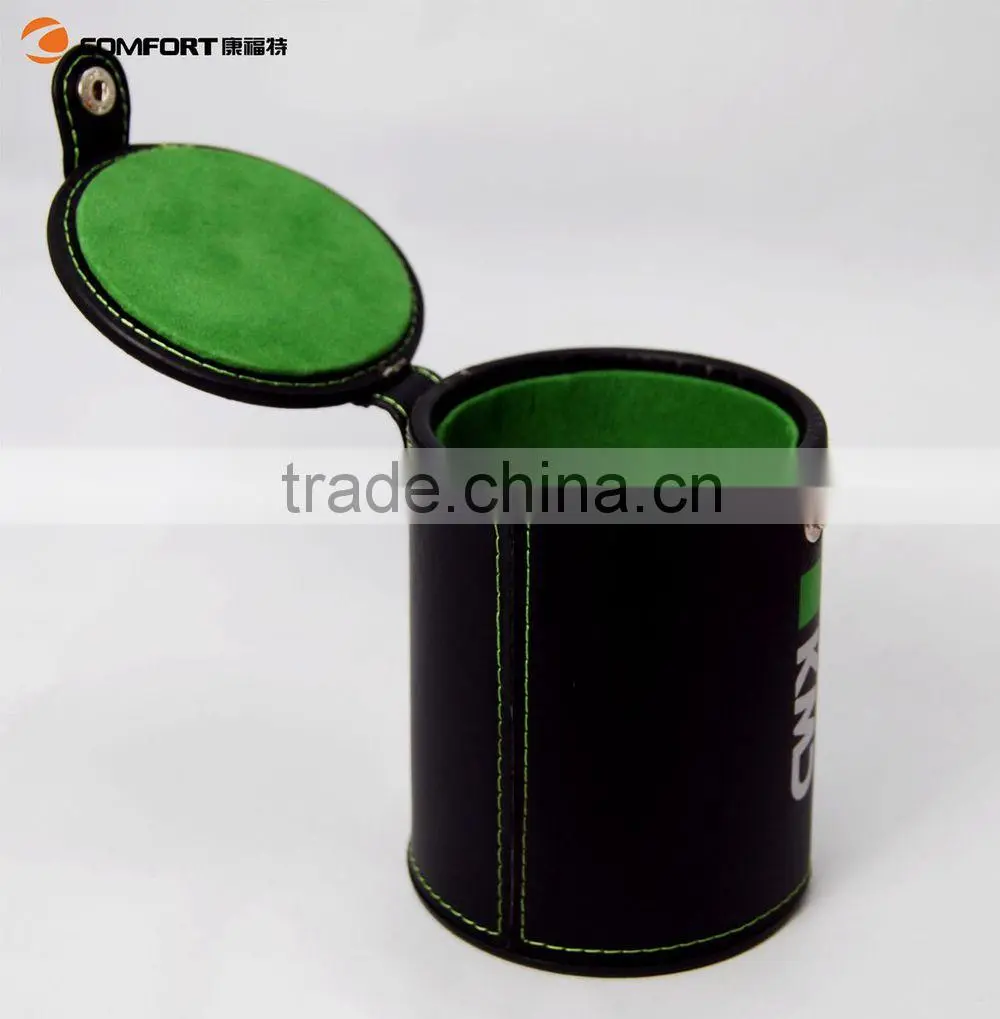 best quality lid leather dice cupcustom protein shaker